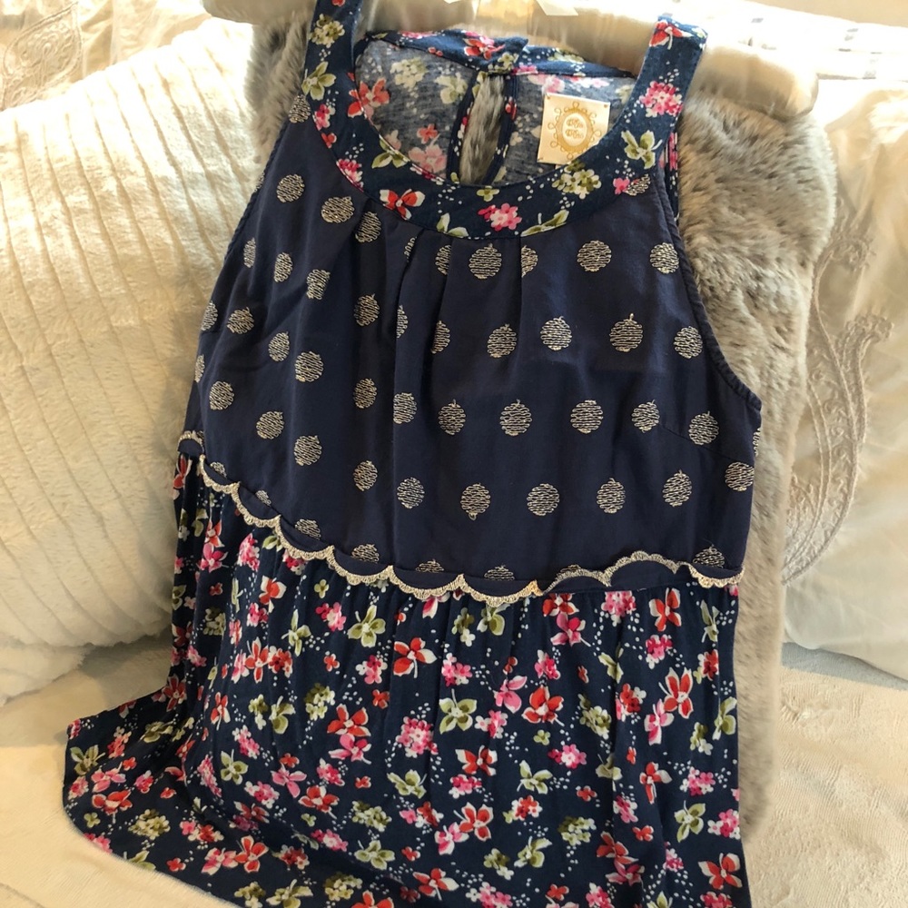 Did Rac Anthropologie vintage style floral tank